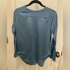 Under Armour Steel Blue Long Sleeve T-back Top
